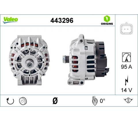 Alternátor VALEO 443296