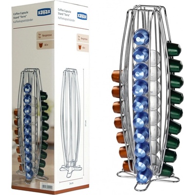 Xavax 111079 Torre stojan na kapsule Nespresso 40 ks