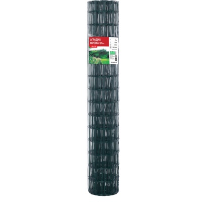 РОСИМА ОГРАДНА МРЕЖА light fence h=1.50м l=20м 100х75мм 2.2мм ЗЕЛЕНa (ro81659)