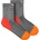 Salewa Мъжки туристически чорапи Salewa Pedroc Merino QRT Sock Walking socks - Light Grey Melange - размер 39-41 (EU) (201-7966-0111)