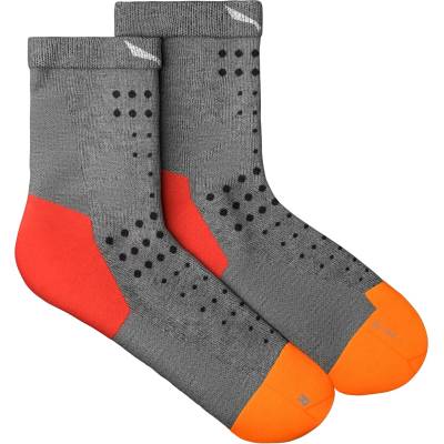 Salewa Мъжки туристически чорапи Salewa Pedroc Merino QRT Sock Walking socks - Light Grey Melange - размер 39-41 (EU) (201-7966-0111)