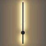 Brilagi - led външно стенно осветително тяло aura led/12w/230v 3000k ip54 черно (bg2398)