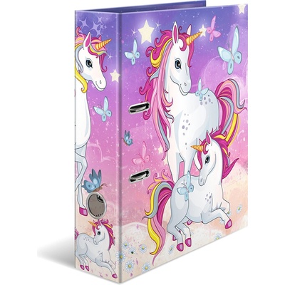 HERMA Pákový pořadač A4 7 cm Unicorn/Jednorožec