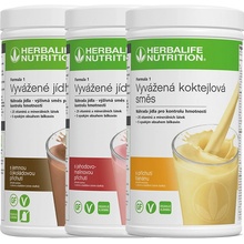 Herbalife koktail Formula 1 bezlepkové nové príchute 3 x 550 g