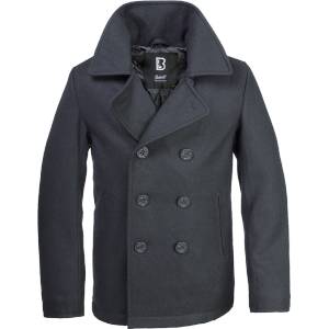 Brandit Мъжко стилно палто в черен цвят Brandit Pea MODEL817 SALE - , размер 7XL