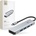 Tech-Protect Адаптер 5 в 1 за лаптоп с USB -Type C - вход от Tech-Protect HB01 Hub - Space Grey (5906302360529)