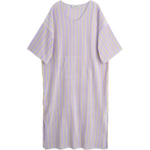 Bongusta Дамска рокля Bongusta Women's Naram Kaftan Dress Poncho - Lilac & Neon Yellow - размер S/M (134-1959-0411)