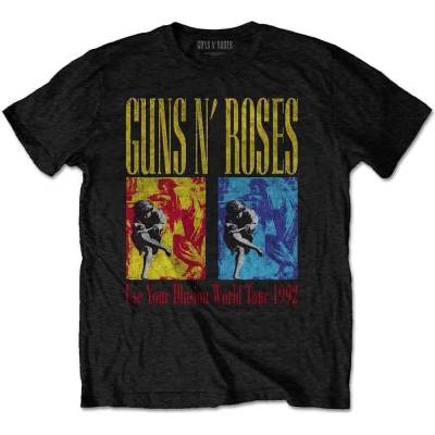 Guns N' Roses Use Your Illusion World Tour (Back Print) Black M Риза (GNRTS69MB02)