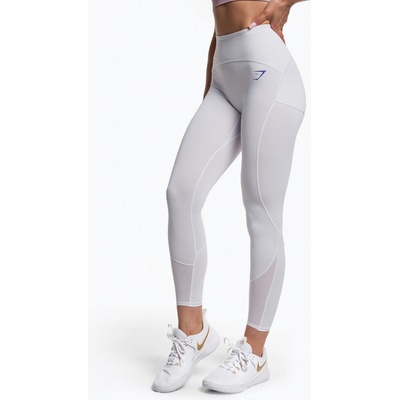 Gymshark dámské tréningové legíny Pulse white/blue