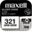 Maxell Бутонна батерия сребърна maxell sr616 sw /321/ 1.55v (ml-bs-sr616-sw)