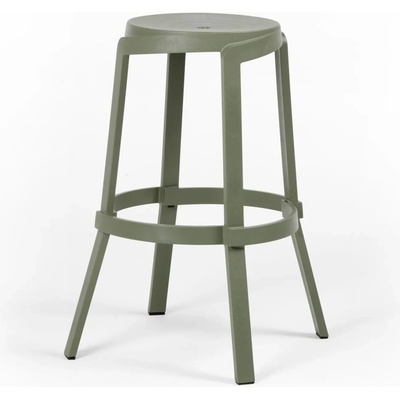 Nardi Stack Maxi 76,5 cm hnědá plastová zahradní barová židle