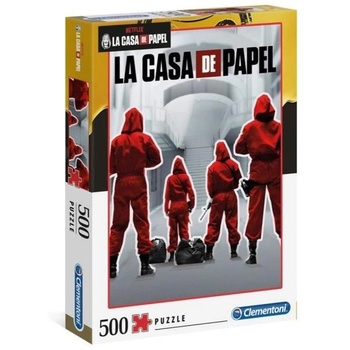 Clementoni La Casa De Papel Пъзел 500 броя Телевизия/филми (clementoni35084)