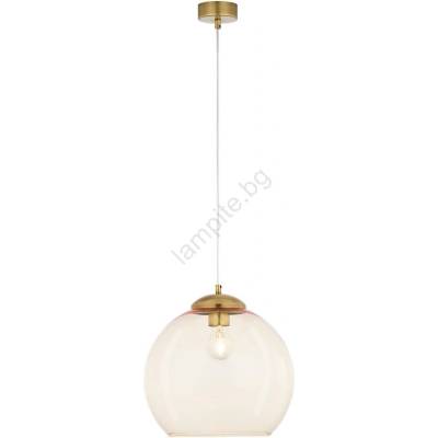 JUPITER 1830 - ASTI - Полилей на въже ASTI 1xE27/60W/230V златна (10701830)