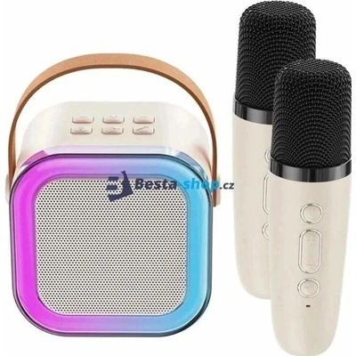 Přenosný mini karaoke set 2x mikrofon K12