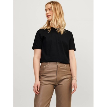 JJXX Тениска JJXX Anna Short-Sleeve Regular Fit T-Shirt - Black