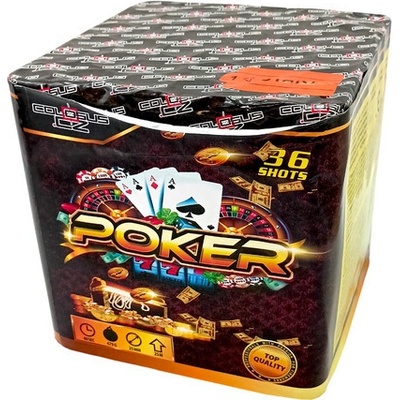 Kompaktní ohňostroj Poker 36 ran 25mm