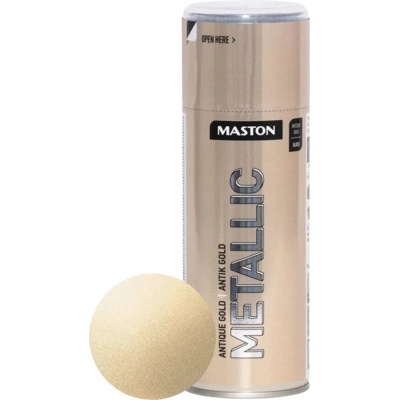 Maston Metallic zlatá antik 400 ml