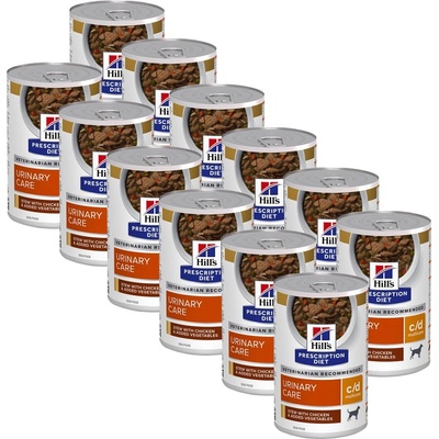 Hill's Hill s Prescription Diet c/d Multicare Stew Грижа за пикочната система за кучета 12 x 354 г