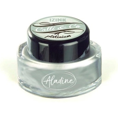 Kaligrafický inkoust Aladine IZINK CALLI & CO metalický platinový 15 ml