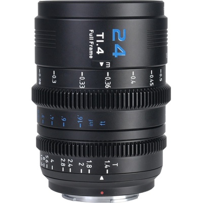 SIRUI Vision Prime 1 Series 24mm T1.4 Full Frame Cine Lens (E mount, Metal Grey Color, Z/RF/L Interchangable Mount) Farba: Black