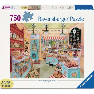 Ravensburger Пъзел Ravensburger от 750 XXL части - Пекарната на ъгъла (7016803)