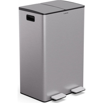 Klarstein EcoVista, odpadkový koš s kompostérem, 60 l + 3 l/koš + kompostér, Soft-Close KG28-60L-ss