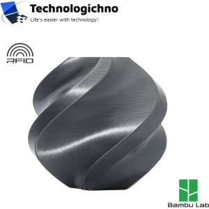 Bambu Lab PLA Silk+ Bambu Titan Gray Refil No Spool (A06-D0-1.75-1000-SPLFREE)
