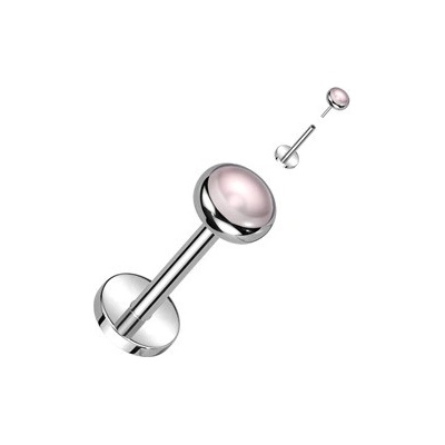 Šperky4U piercing do brady PUSH IN labreta titan TIT1322