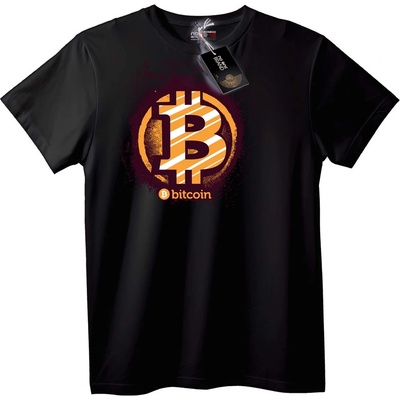 NOONEBRAND Тениска Bitcoin Лого - L, Black
