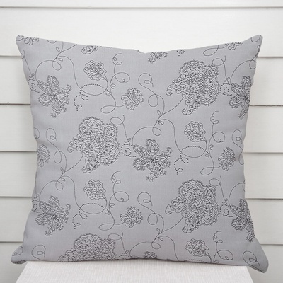 Biante TF-083 Kvetované ornamenty na sivom 50 x 70 cm