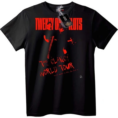 NOONEBRAND Тениска Twenty One Pilots Турне Кланси - XL, White