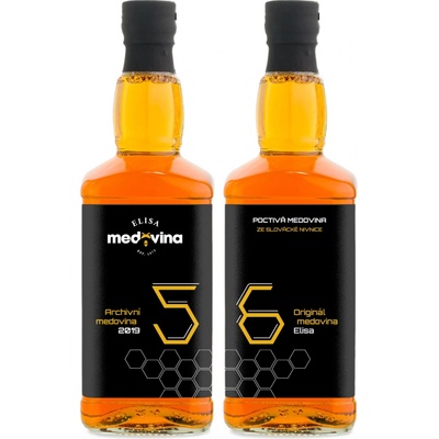 Medovina Elisa dárek k 56. výročí 11% 2 x 0,5 l