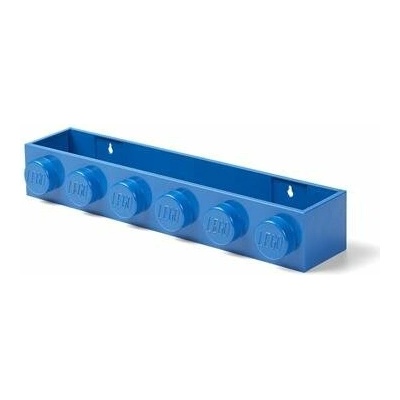 Nástenná polica, LEGO Brick 6, modrá