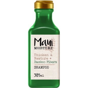 Maui posilňujúci šampón pre slabé vlasy + bambusové vlákno 385 ml