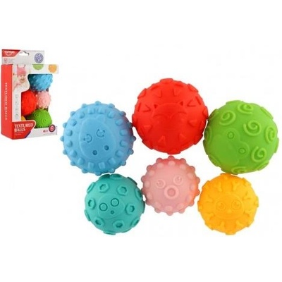 Teddies Комплект топки 6бр с текстура гумени 6-8см