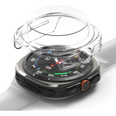 Калъф и протектор за Samsung Galaxy Watch Ultra (47mm) от Ringke Slim & Tempered Glass - Прозрачни (8809961787713)