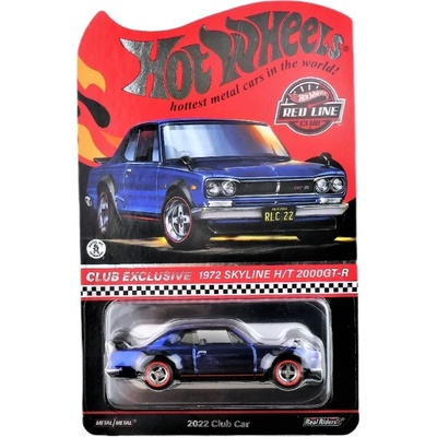 Mattel Hot Wheels Premium 1972 Skyline H/T 2000GT-R Blue