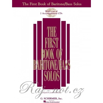 The First Book of Baritone / Bass Solos + 2x CD // vocal + piano