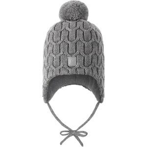 Reima Детска зимна шапка (beanie) Reima Kid's Nunavut Beanie - Melange Grey - размер 46 cm (202-6355-0211)