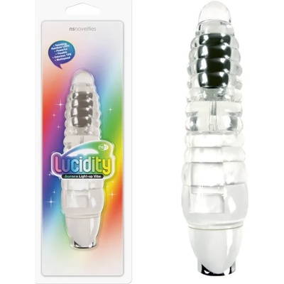 Светещ вибратор - Lucidity, Aurora Light-up Vibe (NSTOYS0350)
