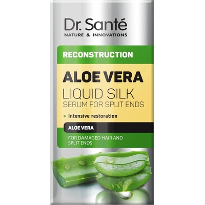 Dr. Santé Aloe Vera tekutý hodváb pre poškodené vlasy a rozštiepené končeky 30 ml