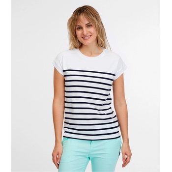 Sam 73 Бяла дамска тениска на райета SAM 73 Mercedes Sam 73 | Byal | ЖЕНИ | XXL