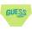 GUESS Бански слип за бебе момче в цвят лайм с голям контрастен надпис Guess