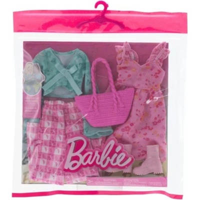 Mattel Barbie oblečenie s doplnkami v praktickom balení HRH43
