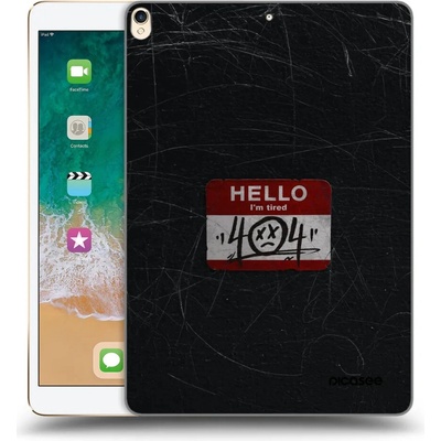 Picasee silikónový prehľadný obal pre Apple iPad Pro 10.5" 2017 2. gen HELLO 404