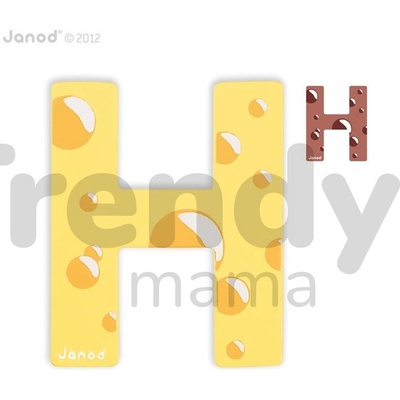 Janod drevené písmeno H ABCDeco