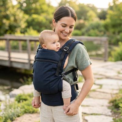 Monkey Mum Carrie Stříbrná tma tmavě modrá