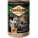 Konzervy pre psov Carnilove Wild Meat Duck & Pheasant 400 g