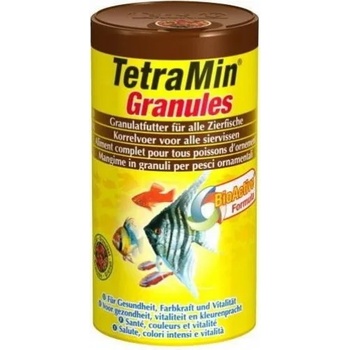 TETRA TetraMin Granules (Тетрамин Гранули) основна храна за всички видове декоративни рибки на бавно потъващи гранули