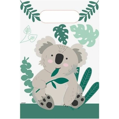 Papírové party tašky koala 8 ks